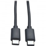 Tripp Lite USB 2.0 Hi-Speed Cable, USB Type-C (USB-C) to USB Type-C M/M, 6