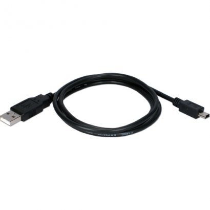 QVS USB 2.0 Type A Male to Mini B Male Sync and Charger Cable CC2215M-01