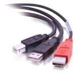 C2G USB 2.0 Y-Cable 28108