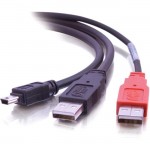 C2G USB 2.0 Y-Cable 28107