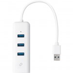 TP-LINK USB 3.0 3-Port Hub & Gigabit Ethernet Adapter 2 in 1 USB Adapter UE330