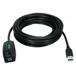 QVS USB 3.0 5Gbps Active Extension Cable USB3-RPTR