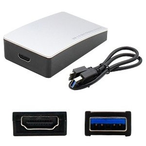 AddOn USB 3.0 (A) Male to HDMI Female White USB Video Adapter USB302HDMI