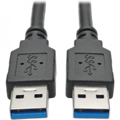 Tripp Lite USB 3.0 SuperSpeed A/A Cable (M/M), Black, 6 ft U320-006-BK