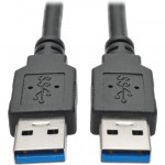 Tripp Lite USB 3.0 SuperSpeed A/A Cable (M/M), Black, 6 ft U320-006-BK