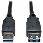 Tripp Lite USB 3.0 SuperSpeed Extension Cable (AA M/F) Black, 6-ft U324-006-BK
