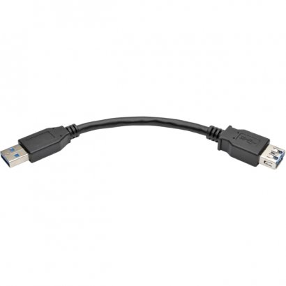 USB 3.0 SuperSpeed Type-A Extension Cable (M/F), Black, 6 in. U324-06N-BK