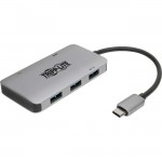 Tripp Lite USB 3.1 C Adapter with PD Charging, Gray U444-06N-H3U-C