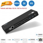 SIIG USB 3.1 Type-C Dual 4K Docking Station with Power Delivery JU-DK0811-S1