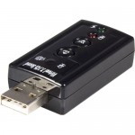StarTech.com USB Audio Adapter - Virtual 7.1 - External Sound Card - Stereo Audio ICUSBAUDIO7