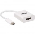 Tripp Lite USB-C 3.1 to HDMI 4K Adapter - M/F, White U444-06N-HDR-W