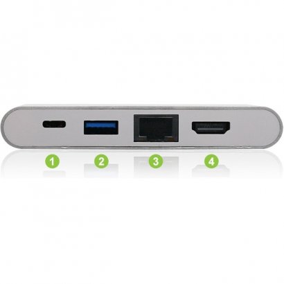 Iogear USB-C 4-in-1 4K Multiport Adapter GUH3C3PD