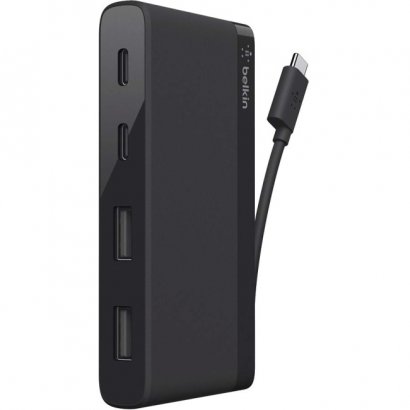 USB-C 4-Port Mini Hub (Also Known as USB Type-C) F4U090BTBLK