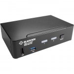 Black Box USB-C 4K KVM Switch, 2-Port KVMC4K-2P