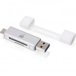 Iogear USB-C Duo Card Reader/Writer GFR3C12