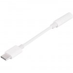 4XEM USB-C Male TO 3.5MM Female Adapter White 4XUSBC35MMW