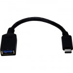 QVS USB-C Male to USB-A Female SuperSpeed 5Gbps 3Amp Cable CC2231MF