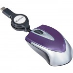 Verbatim USB-C Mini Optical Travel Mouse-Purple 70238