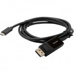 Visiontek USB-C to DisplayPort 1.4 Bi-Directional 2M Active Cable (M/M) 901288