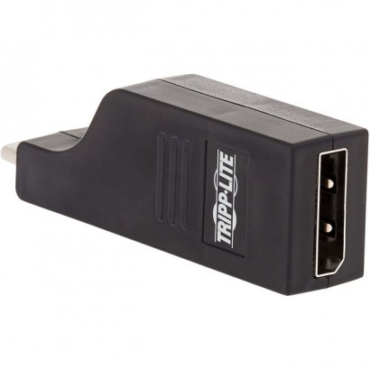 Tripp Lite USB-C to DisplayPort Vertical Adapter, M/F, Black U444-000-DP4K6B