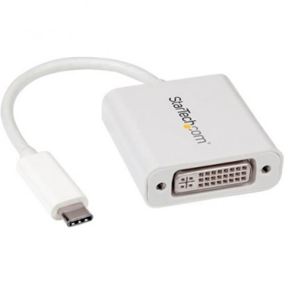 USB-C to DVI Adapter - White CDP2DVIW