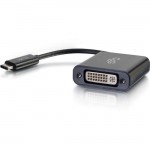 C2G USB-C To DVI-D Video Adapter Converter - Black 29483