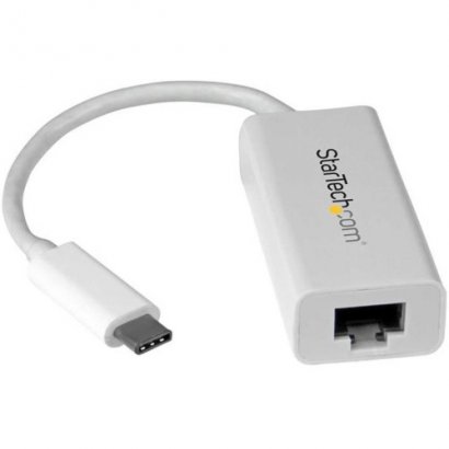 StarTech.com USB-C to Gigabit Network Adapter - USB 3.1 Gen 1 (5 Gbps) - White US1GC30W