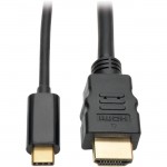 Tripp Lite USB C to HDMI Adapter Cable (M/M), 3840 x 2160 (4K x 2K) @ 30 Hz, 6 ft