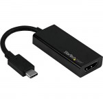 StarTech.com USB-C to HDMI Adapter - Thunderbolt 3 Compatible - Black - 4K 60Hz CDP2HD4K60
