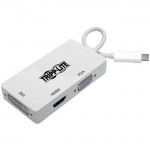 Tripp Lite USB-C to HDMI/DVI/VGA All-in-One Converter Adapter, 6 in U444-06N-HDV4K
