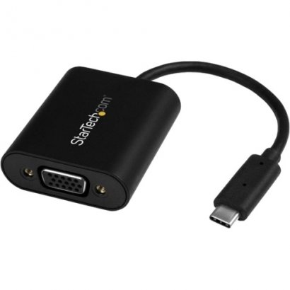 StarTech.com USB-C to VGA Adapter - with Presentation Mode Switch - 1920x1200 CDP2VGASA