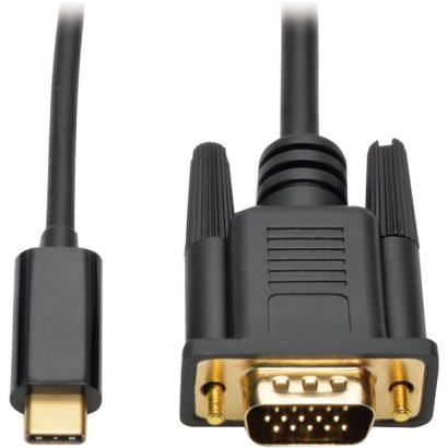 Tripp Lite USB C to VGA Adapter Cable (M/M), 1920 x 1200 (1080p), 6 ft U444-006-V