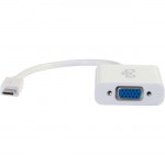 C2G USB-C to VGA Video Adapter - White 29472