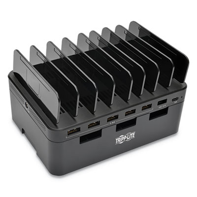 Tripp Lite U280-007-CQC-ST USB Charging Station with Quick Charge 3.0, Holds 7 Devices, Black TRPU280007CQCST