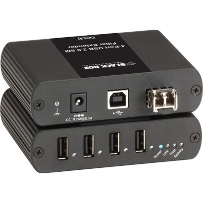 Black Box USB Extender - Single-Mode Fiber, 4-Port IC406A-R2