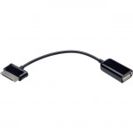 USB OTG Host Adapter Cable For Samsung Galaxy Tablet, 6-in. U054-06N