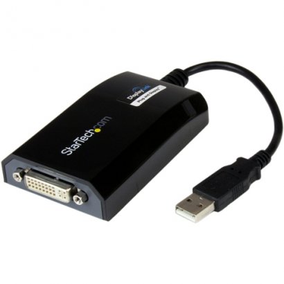 StarTech.com USB to DVI Adapter - External USB Video Graphics Card for PC and MAC- 1920x1200 USB2DVIPRO2