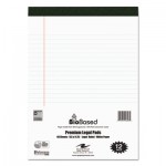 Roaring Spring USDA Bio-Preferred Legal Pad, Wide/Legal Rule, 8.5 x 11.75, White, 40 Sheets, 12/Pack