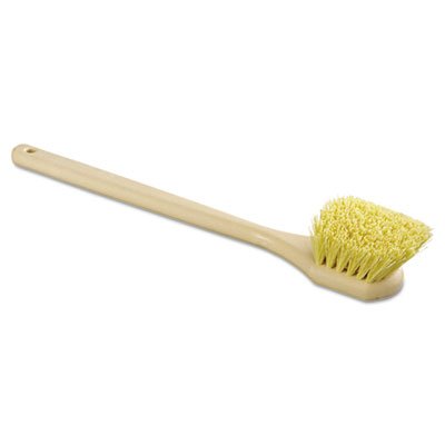 BWK 4320 Utility Brush, Polypropylene Fill, 20" Long, Tan Handle BWK4320