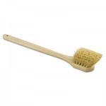 BWK 4220 Utility Brush, Tampico Fill, 20" Long, Tan Handle BWK4220