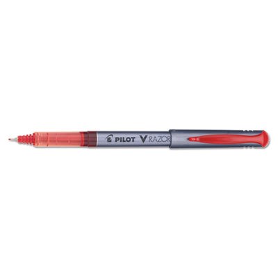 Pilot V Razor Point Liquid Ink Marker Pen, Red Ink, .5mm, Dozen PIL11022