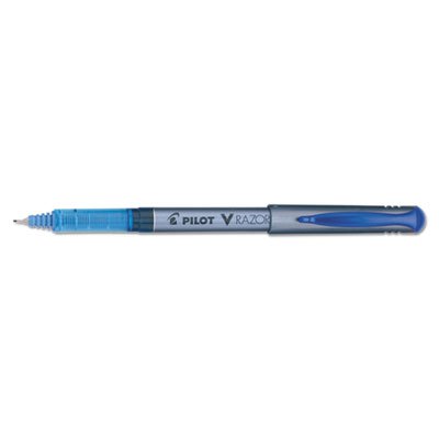 Pilot V Razor Point Liquid Ink Marker Pen, Blue Ink, .5mm, Dozen PIL11021