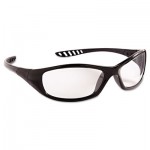 KleenGuard V40 HellRaiser Safety Glasses, Black Frame, Clear Anti-Fog Lens KCC28615
