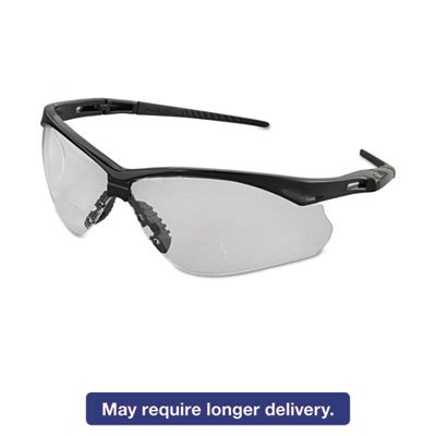 138-28624 V60 Nemesis Rx Reader Safety Glasses, Black Frame, Clear Lens JAK28624