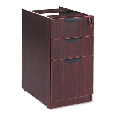 ALEVA532822MY Valencia Box/Box/File Full Pedestal, 15 5/8w x 20 1/2d x 28 1/2h, Mahogany ALEVA532822MY