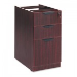 ALEVA532822MY Valencia Box/Box/File Full Pedestal, 15 5/8w x 20 1/2d x 28 1/2h, Mahogany ALEVA532822MY