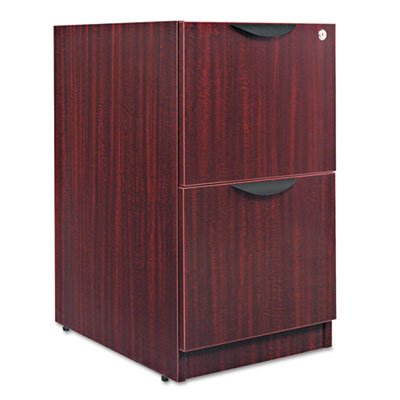 ALEVA542822MY Valencia File/File Drawer Full Pedestal, 15 5/8w x 20 1/2d x 28 1/2h, Mahogany ALEVA542822MY