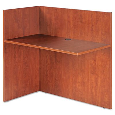 ALEVA324424MC Valencia Reversible Reception Return, 44w x 23 5/8d x 41 1/2h, Medium Cherry ALEVA324424MC