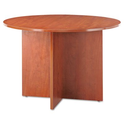 CFRND42MC Valencia Round Conference Table w/Legs, 29 1/2h x 42 dia., Medium Cherry ALEVA7142MC