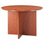 CFRND42MC Valencia Round Conference Table w/Legs, 29 1/2h x 42 dia., Medium Cherry ALEVA7142MC